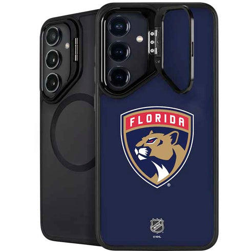NHL Florida Panthers Distressed Galaxy S25 Kickstand Case